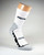White and Black Trim Lightweight Cycling sock