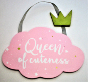 Queen Sign 20x14cm