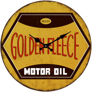 Golden Fleece Clock 38cm