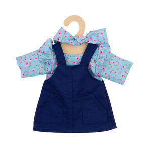 Blue Pinafore 35cm dolls clothes