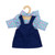 Blue Pinafore 35cm dolls clothes