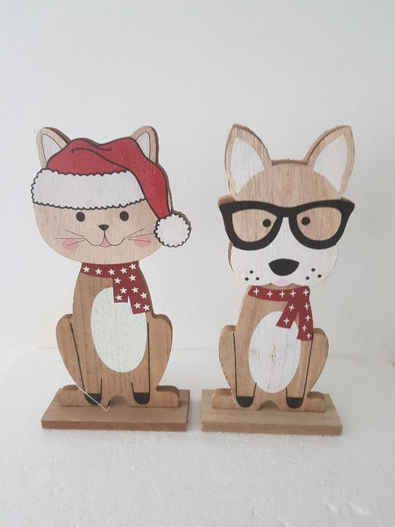 Dog & Cat 22cm 2ast