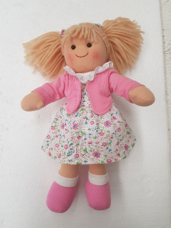 Tahlia - pink flower doll 25cm