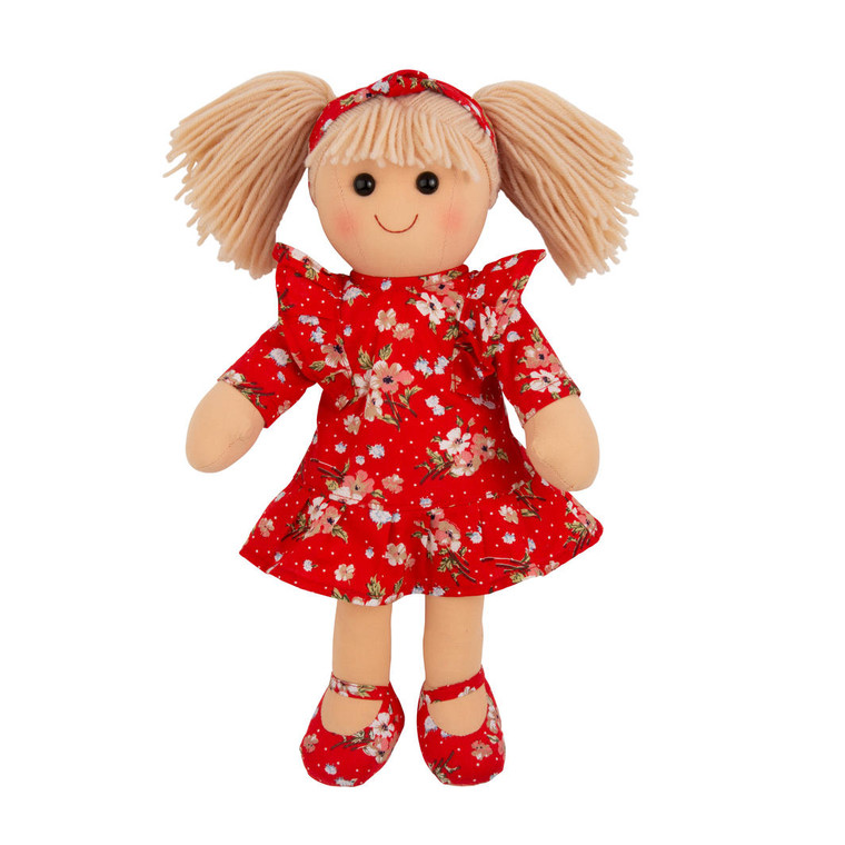 Daphne - 35cm doll red floral