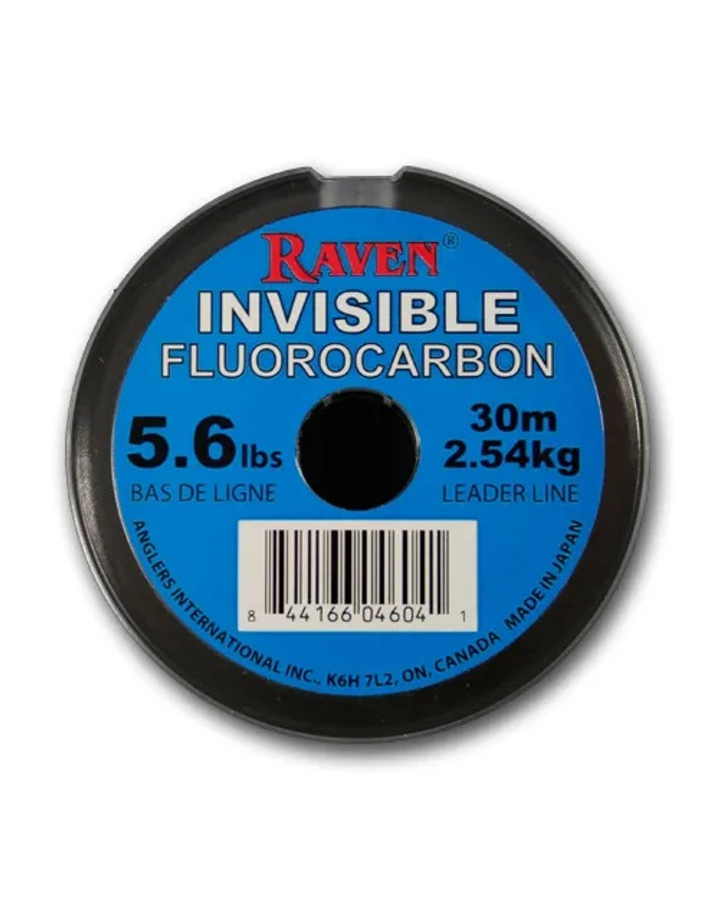 RAVEN INVISIBLE FLUOROCARBON LEADER FISHING LINE SIZES 3.4-10.2 LBS