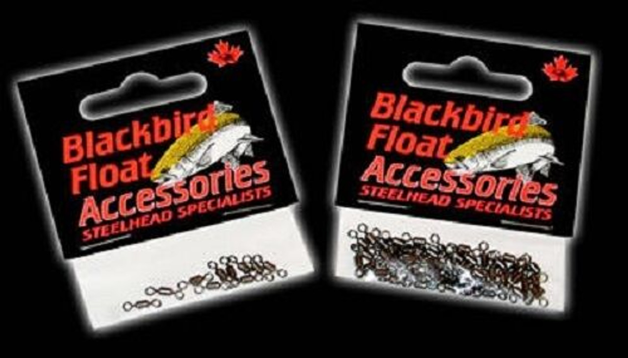 BLACK BIRD MICRO Fishing SWIVELS / 50 SWIVELS PER PACKAGE **NEW