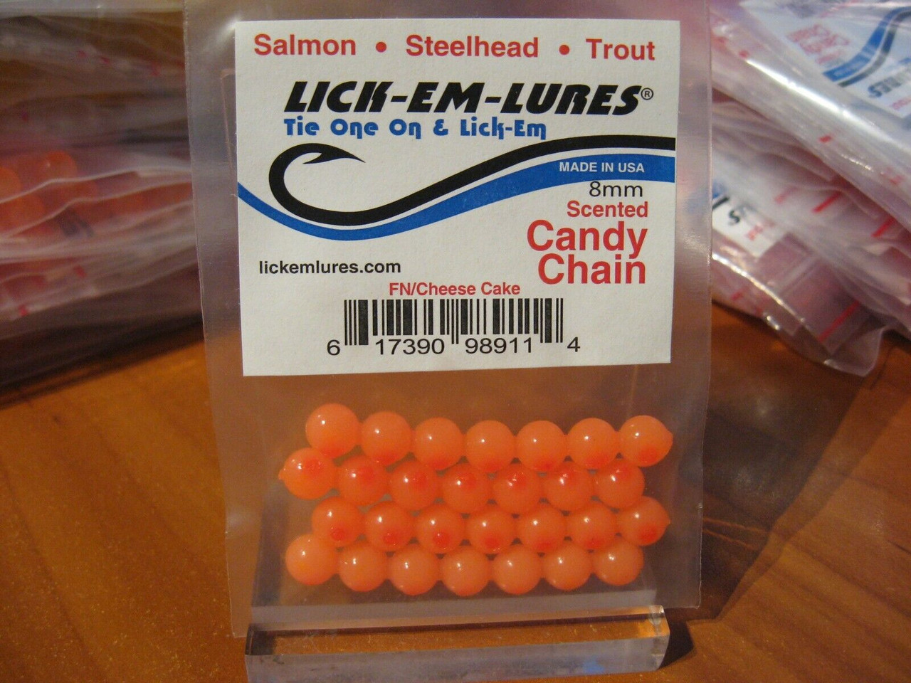 Lick'em Lures Candy Chain Soft Fishing Beads 8mm - SteelheadStuff