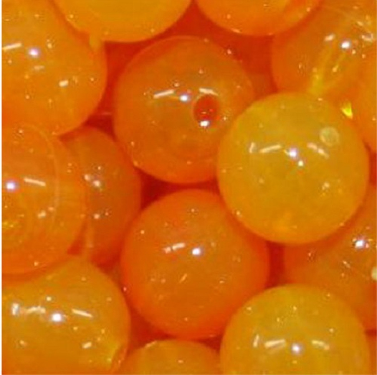 Fishing Beads Artificial Round Float Fishing Eggs for Steelhead Salmon  Trout New Peach Hybrid 16mm 10pcs