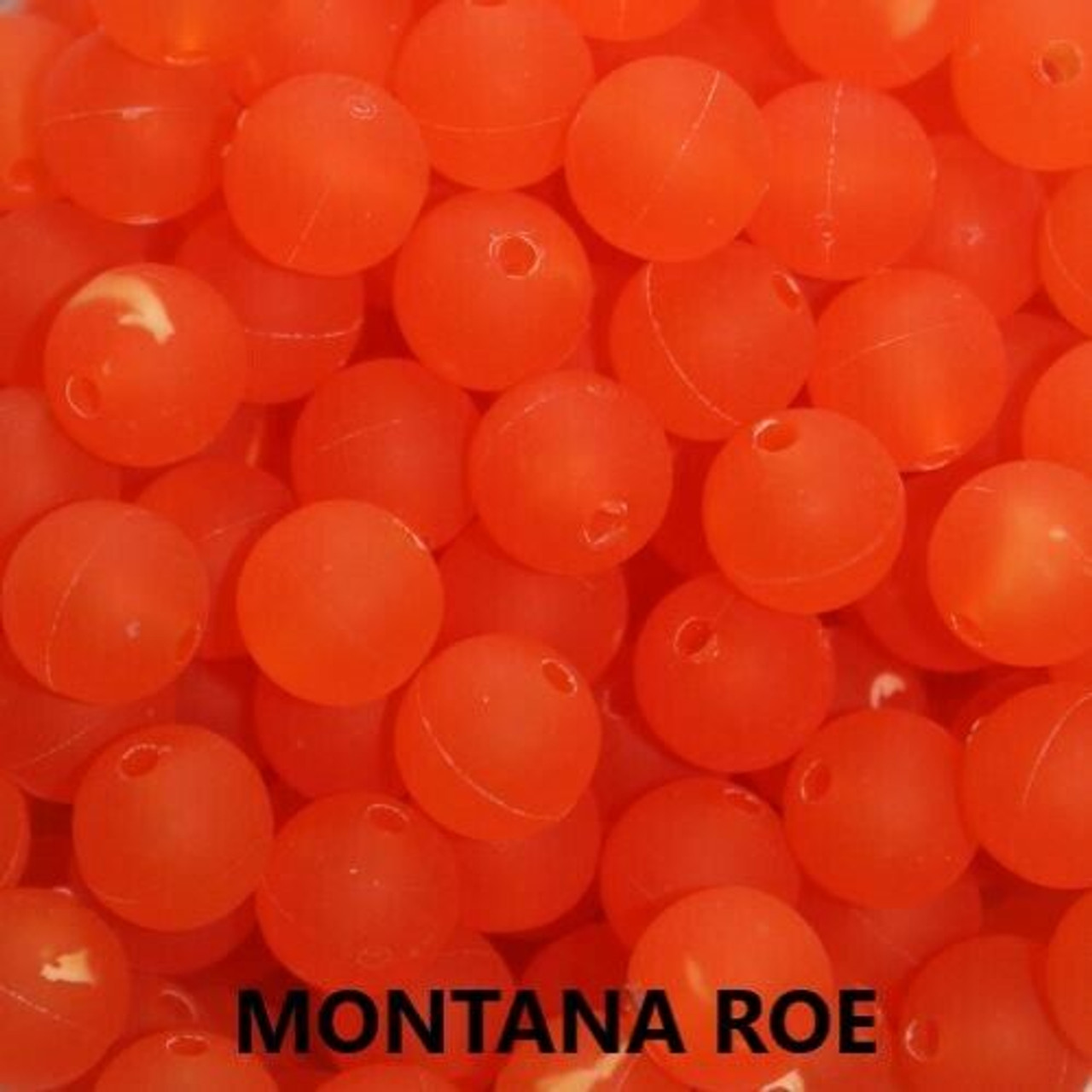 Fishing baits 50 Pack of 8mm RED Wine Color Drift Beads for Steelhead and  Trout rvbn-1-2-499