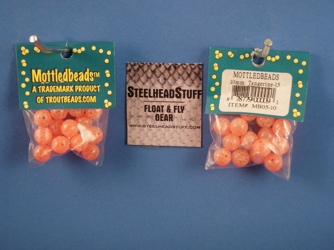 TroutBeads Mottled Trout Beads Fishing Bait Tangerine Sizes 6 8 10