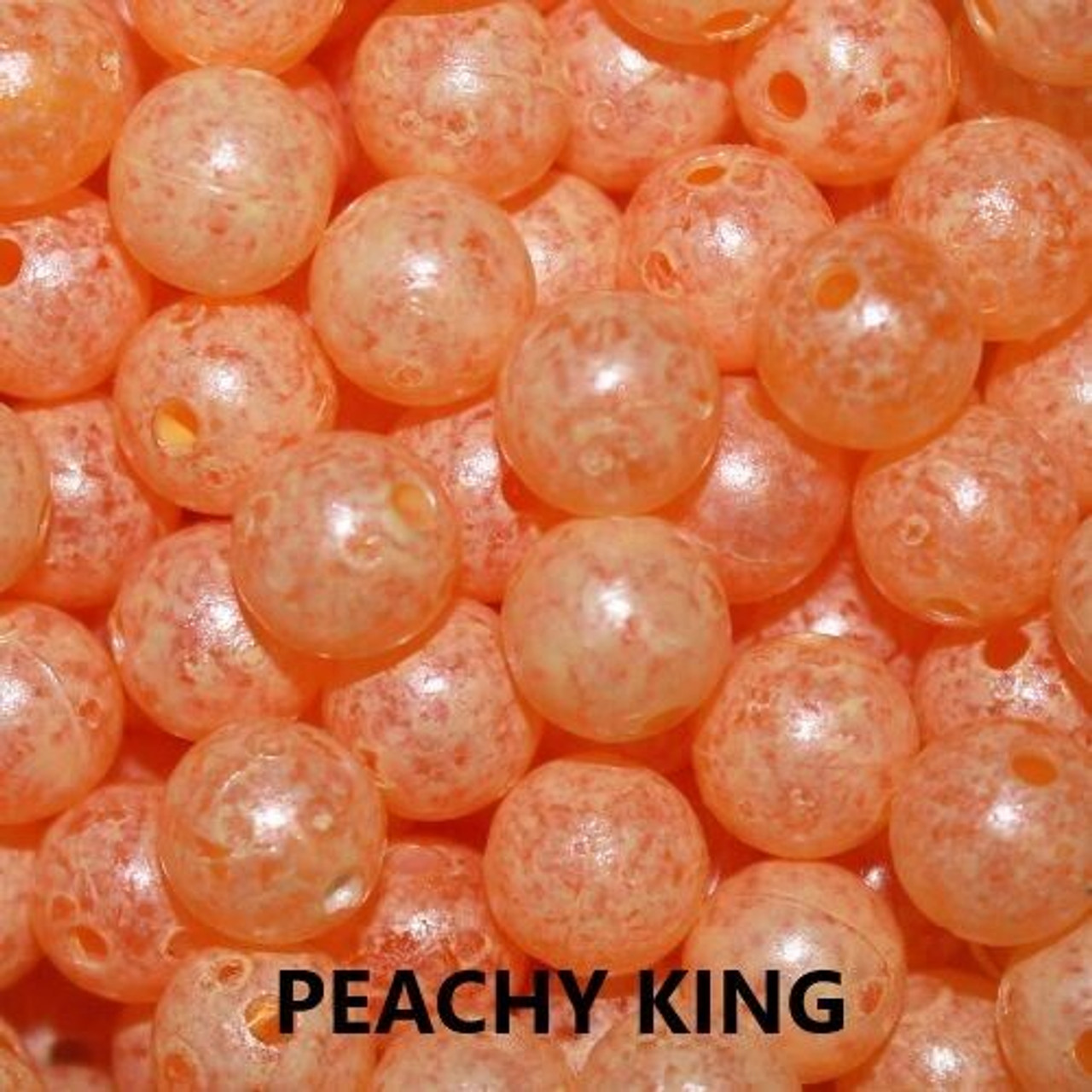 Troutbeads Mottlebeads Peachy King 6-10mm Trout Fishing Bead -  SteelheadStuff Float and Fly Gear