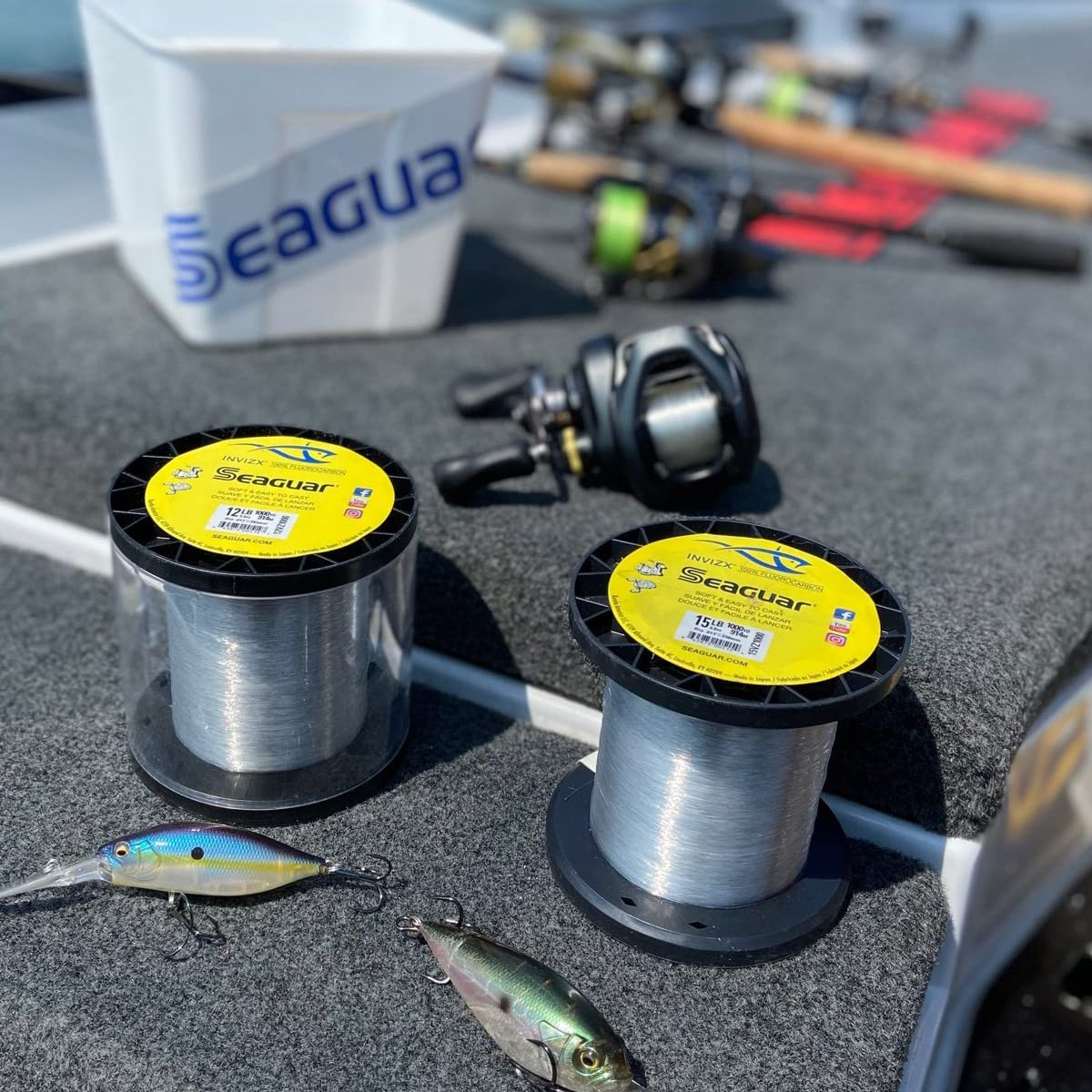 【フィッシュ】 Seaguar 06VZ200 Invizx Freshwater Fluorocarbon Line, .008
