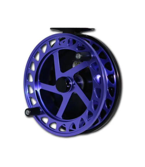 RAVEN FISHING FLOAT REEL- 5" XL HELIX - PURPLE/BLACK