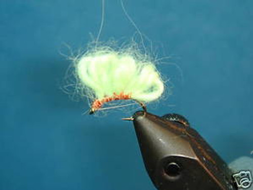 Argyle Sucker Spawn Fishing Egg Fly Light Yellow s 14 1/2 Dozen