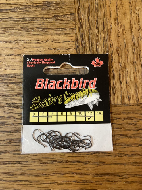 Blackbird Redwing Sabretooth Fishing Hooks 20pack