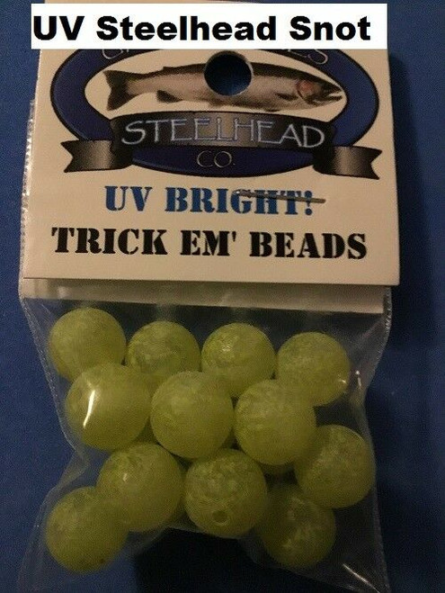 Fly Fishing Trout/Salmon /Steelhead Neon Pink Beads 10mm 25Ct, Fishing Neon Bead