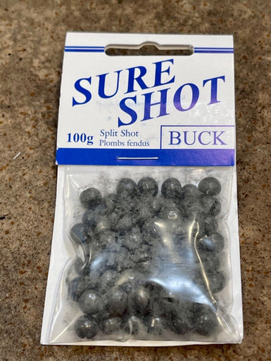 Fishing Sure Shot 100g Split Shot No. 6 - SteelheadStuff Float and