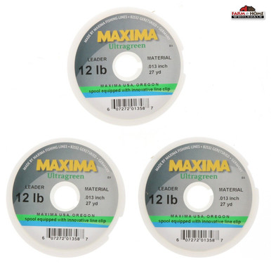 Maxima Ultragreen Wheels Tippet Fishing Leader 8lb and Over -  SteelheadStuff Float and Fly Gear