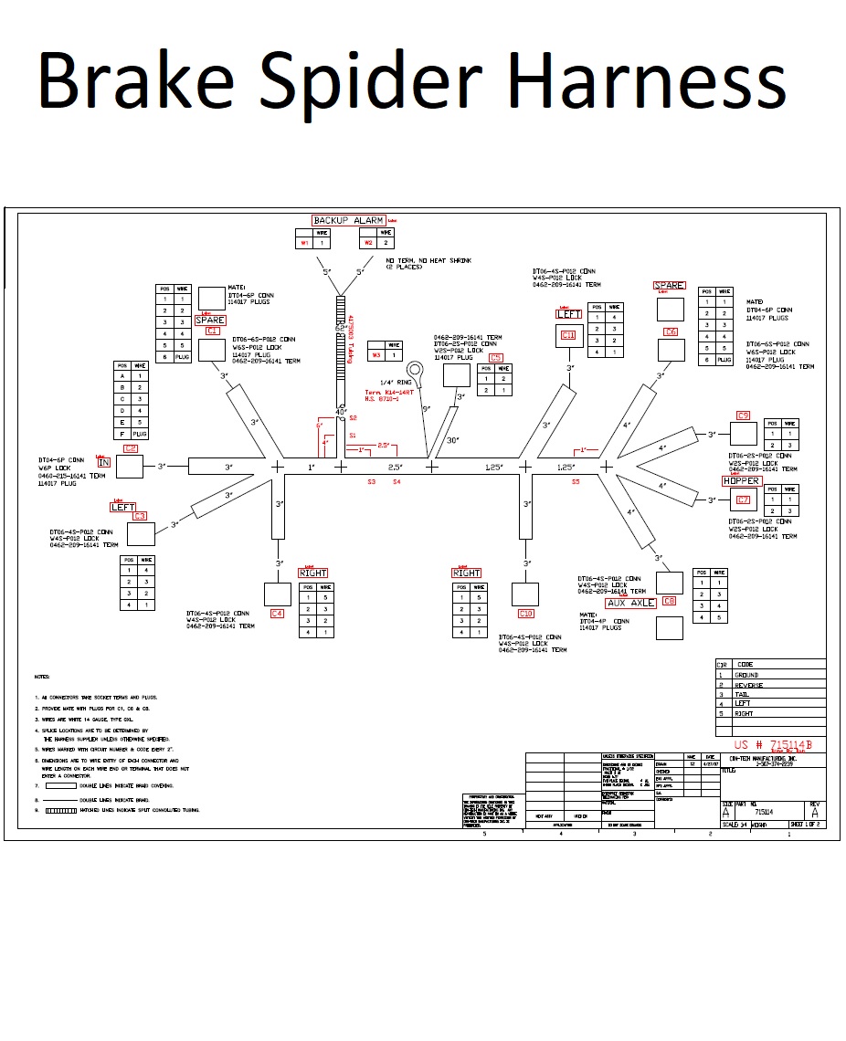 Brake Spider Harness