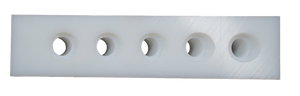 UHMW Linkage Block, 5 Hole UHMW Linkage Block, 5 Hole