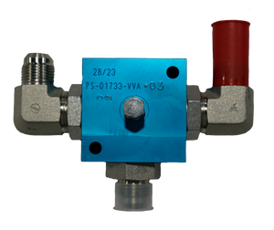 Block - RL, Sweep Tee Assy, #16 MJIC 90deg Block - RL, Sweep Tee Assy, #16 MJIC 90deg