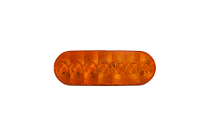Light - Midship, Oval, Amber, AMP Light - Midship, Oval, Amber, AMP