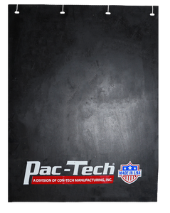 Mud Flap - Black 24 x 30, Pac-Tech Logo - old style Mud Flap - Black 24 x 30, Pac-Tech Logo - old style