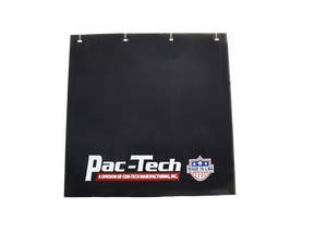 Mud Flap - Black 24 x 24, Pac-Tech Logo Mud Flap - Black 24 x 24, Pac-Tech Logo