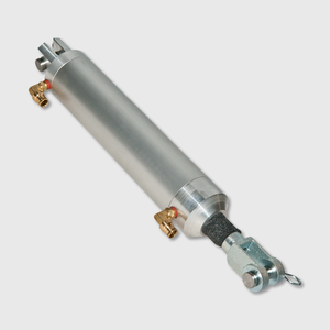 Air powered Cylinder for Tip up hopper used on CTM and MTM Mixers with powered up hoppers. Air powered Cylinder for Tip up hopper used on CTM and MTM Mixers with powered up hoppers.