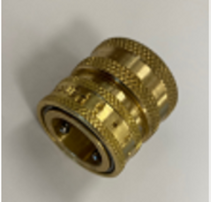 Quickcouple,  Socket- Brass, Washout Hose