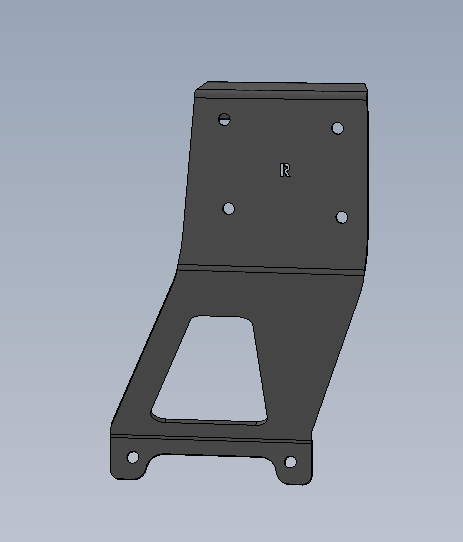 Front Chute Rack Mount, RH