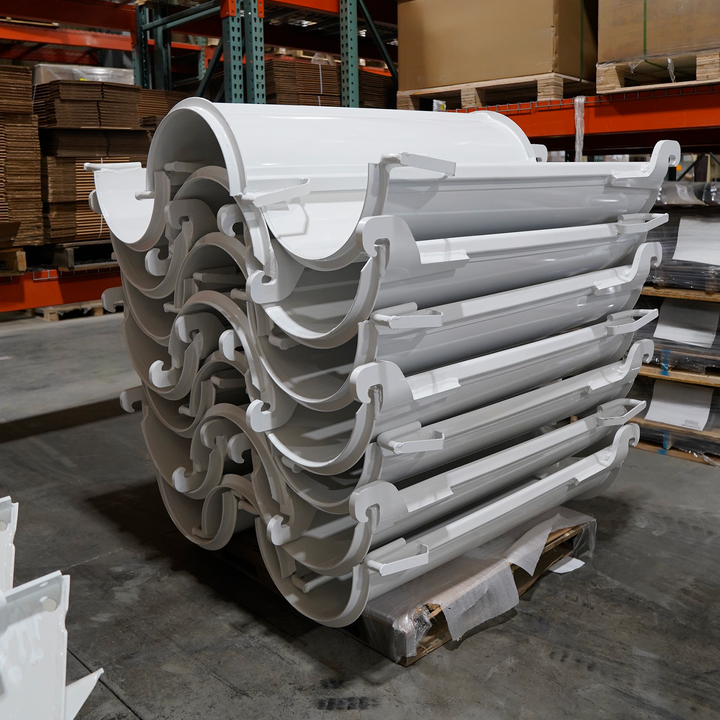 Pallet - Aluminum 4' Standard Extension Chutes (21) - 770067, White