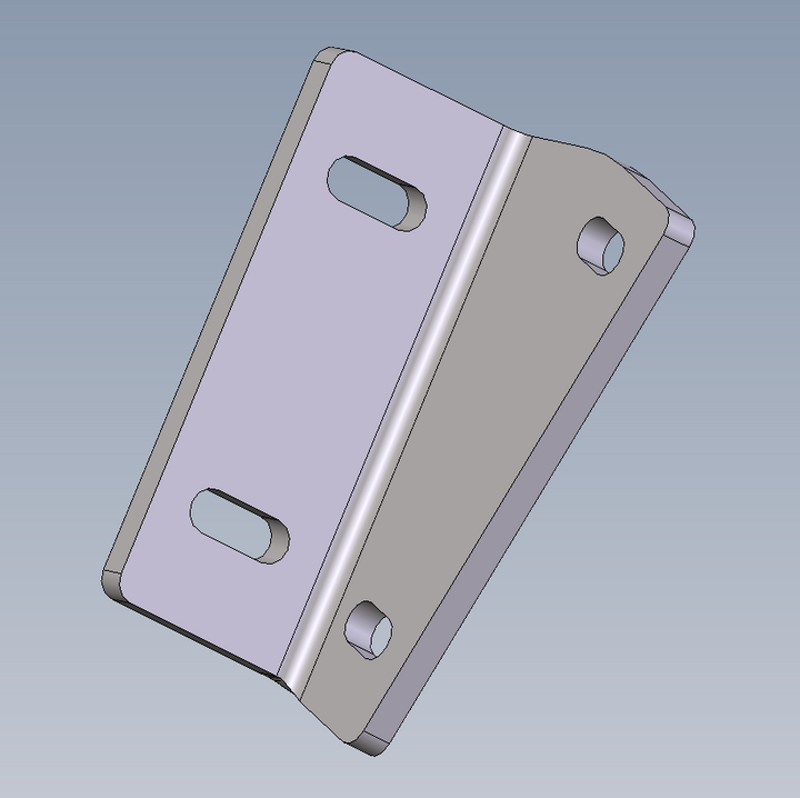Bracket - BK Latch Cyl, HP, Ped Side, B-Ped