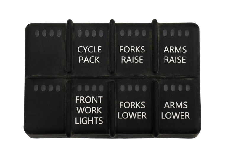 Touchpad - Seat Controls