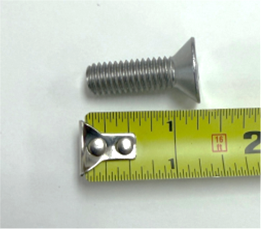 Flat Socket Cap Screw, 1.25’’ x 3/8’’, Deflector