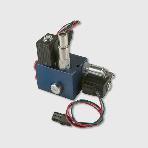 Single Acting Chute Block w/Open Center, mtm ConTech Manufacturing