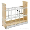 Rev-A-Shelf 447 Maple | 7-1/8" Base Cabinet Tray Divider and Foil Wrap Organizer with Soft-Close Slides, 447-BCSC-6C | 447BCSC6C