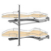 Rev-A-Shelf The Cloud - 2-Tier | Maple, Side: Right Hand, Cabinet Size: 15" | 537215MPR
