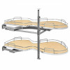Rev-A-Shelf The Cloud - 2-Tier | Maple, Side: Left Hand, Cabinet Size: 21" | 537221MPL