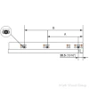 Blum 563H TANDEM 18" Soft-Close Blumotion Full Extension Undermount Drawer Slides, Roller Bearing Zinc - 563H4570B | B563H4570B