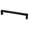 Berenson Contemporary Advantage One CC Champagne Square Pull | Matte Black, 160mm | H90174055