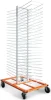 Paintline 50 Shelf Dry Rack with Casters | PDRKD