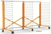 Paintline 50 Shelf Dry Rack with Casters | PDRKD
