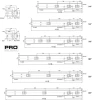 Pro 500 Undermount Full Extension Drawer Slide | 18" Slides Only (8) | PRO50018