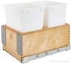 Rev-A-Shelf PRO Waste Containers | Double | PROWCDBL18