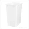 Rev-A-Shelf RV Series 35 quart White Trash Can, 14"W x 17-7/8"H x 10-1/4"D - RV-35-96, 96/BULK PALLET | RV3596