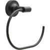 Liberty Hardware Voisin Towel Ring 1/Box | Matte Black | VOI46MB
