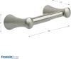 Liberty Hardware Somerset Spring Loaded Toilet Paper Holder | Satin Nickel | 139573