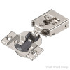 Blum Compact 30C Soft-Close BLUMOTION | 1/2" Overlay Face-Frame Hinges Nickel, 105deg Screw-On - 30C255B08 | 30C255B08