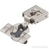 Blum Compact 30C Soft-Close BLUMOTION | 3/4" Overlay Face-Frame Hinges Nickel, 105deg Dowel - 30C258B12 | 30C258B12